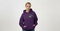 Purple Lift It Cranes Hoodie