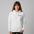 White Only Cranes Hoodie