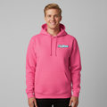 Neon Pink Only Cranes Hoodie