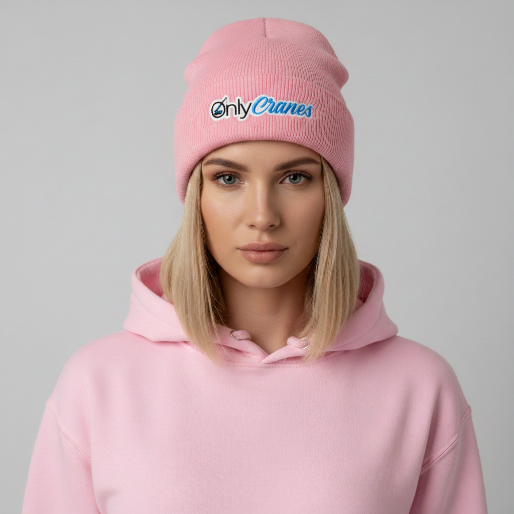 Pink Only Cranes Hat