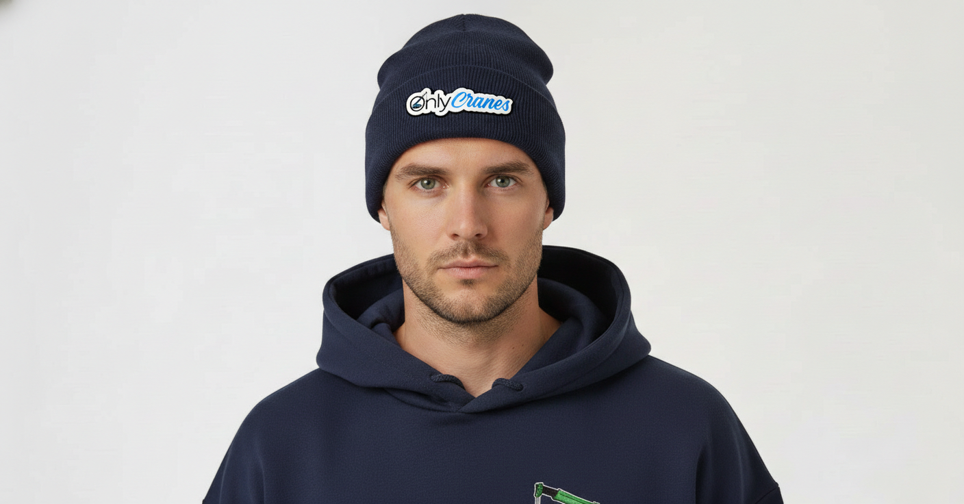 Navy Only Cranes Hat