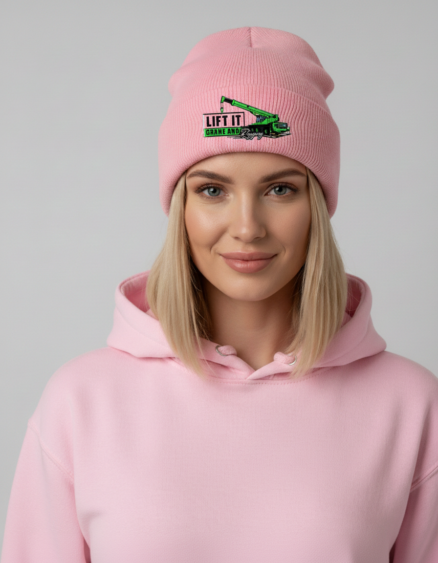 Pink Lift It Cranes Hat